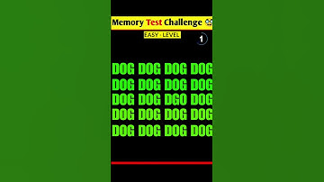 Memory Test || Riddles And Puzzles For Iq Test || part 3 || #quiztime #shorts