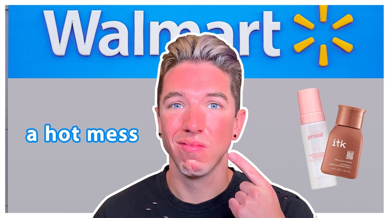 Can I Build A WALMART Skincare Routine? YouTube
