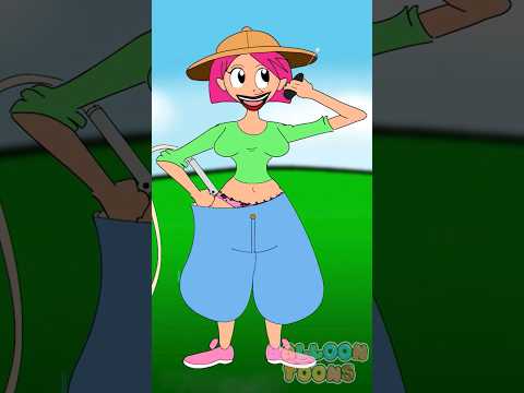 Watering pants instead of plants #balloontoons #animation #loop