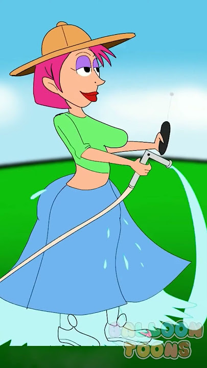 Watering pants instead of plants #balloontoons #animation #loop