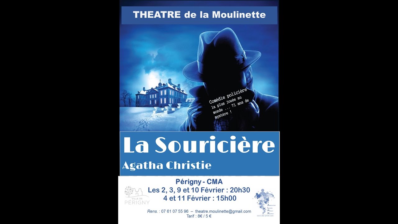 La Souricière - Acte 1 - Agatha CHRISTIE - Théâtre de la MOULINETTE  PERIGNY - Février 2024