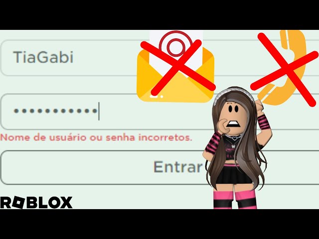 COMO RECUPERAR CONTA / SENHA DO ROBLOX MESMO SEM E-MAIL CADASTRADO 