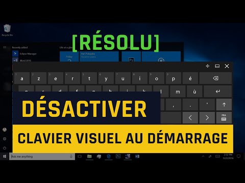 Vidéo: Comment Désactiver Le Clavier à L'écran