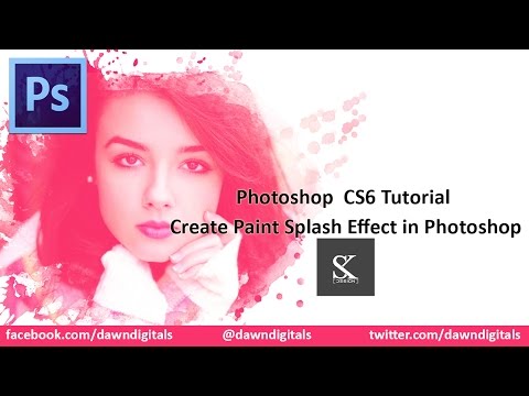 Photoshop Tutorial - Create Paint Splash Effect in Photoshop CS Photoshop Tutorial - Create Paint Splash Effect in Photoshop CS