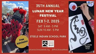 Chinese Lunar New Year Festival - Year of the Snake - 35th Anniversary - Phoenix Arizona 2025