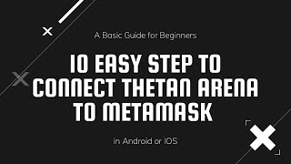 How to Connect Thetan Arena to Metamask | For Android and IOS Tutorial | Charlotte Ong screenshot 5