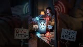 mobile radiation is harmful for our health #cartoon ❌ so please keep away from high uses of phone