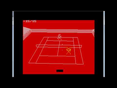 International 3D Tennis - ZX Spectrum - emulador Spectaculator 8.0