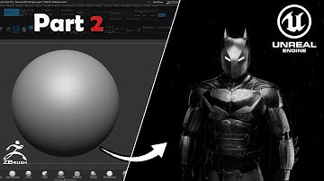 Realtime Batman Armor Character Creation | Part 2: Sculpting
