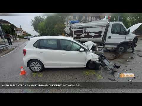 AUTO SI SCONTRA CON UN FURGONE: DUE FERITI | 07/05/2022