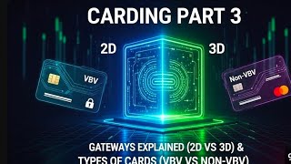 Carding part 3 : Gateways Explained (2D vs 3D) & Types of Cards (VBV vs Non-VBV)