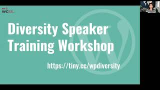 Angela Jin Introducción Al Diversity Speaker Training Workshop