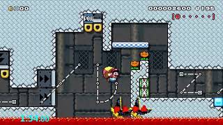 Super Mario Maker - Hard Blind Kaizo Race #143: 2017 syunJank #Race
Spliced clear segments from the December 21, 2018 Hard Blind Race. Original clear date unknown. This is the second last level in the first re-clearing batch. Funny enough, I ended up clearing this level 4 times in total, original, true ending, re-clear, then final re-clear on October 11, 2021.
If I remember correctly, this was an ancient unused level Syun had in his coursebot and perhaps threw it out there when there was a shortage of level makers. Long live 2017 jank. Basically my entire time was spent on one room, the platform ride as you can see by the timer. Had many nais not making it up onto the not so hidden coin block to enter the pipe. I may have also attempted a few midairs at the forward shell jump like an idiot, further eating up more time.
2017 worth.
Clear time: 15 mins / 26 mins / 21 mins / 13 mins
Level Maker: Keiichi (Syun)
Level code: https://supermariomakerbookmark.nintendo.net/courses/B3DC-0000-03CC-9B0B Super Mario Maker - Hard Blind Kaizo Race #143: 2017 syunJank #Race