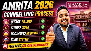 Amrita Counselling 2026 Process🔥 | Amrita CSAP Process | AEEE Rank vs Branch | AEEE Counselling 2026