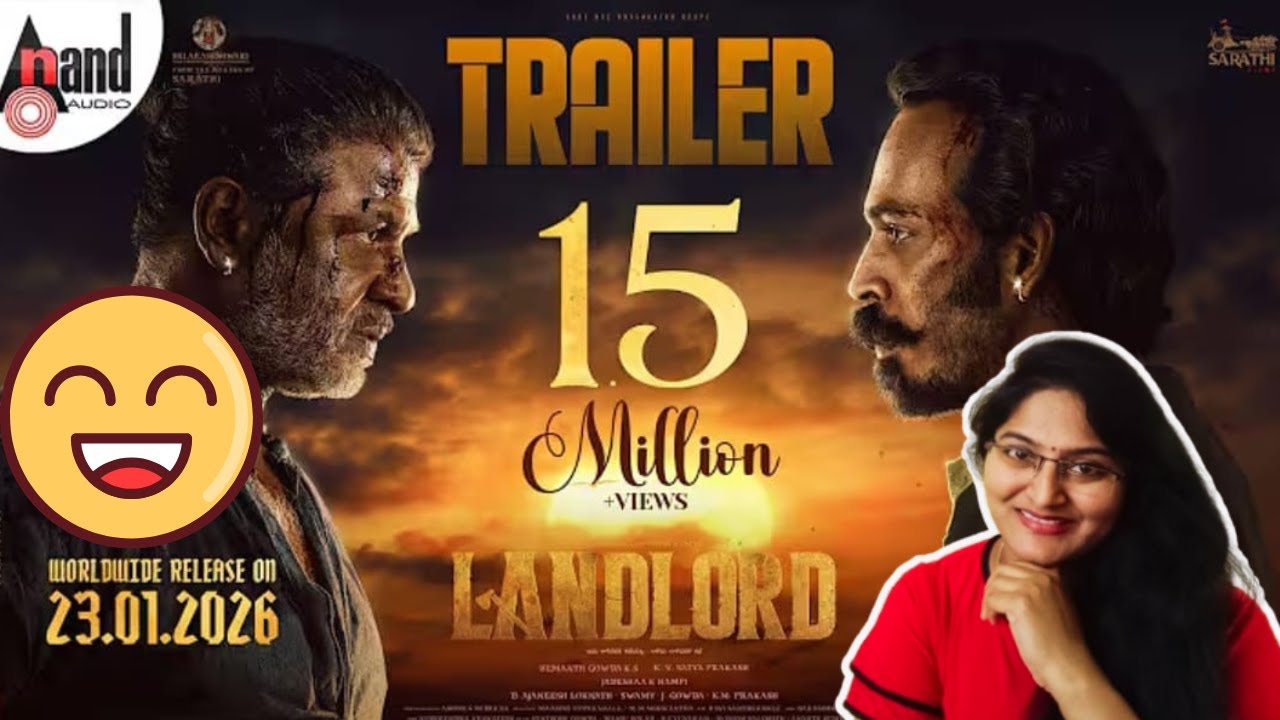 LANDLORD OFFICIAL TRAILER REACTION | VIJAYA KUMAR | RACHITA RAM|B AJANEESH LOKNATH| JADESHAA K HAMPI