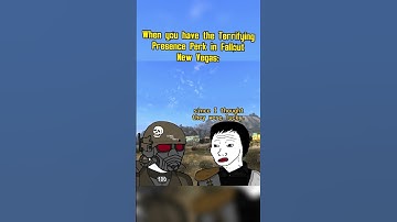 When you have the Terrifying Presence perk in fallout new vegas: #fallout #memes #shorts