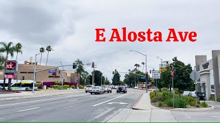Walk Along E Alosta Ave Historic Rte 66 - Azusa, Ca