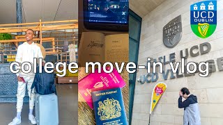 ireland move in vlog ✈️ | ucd