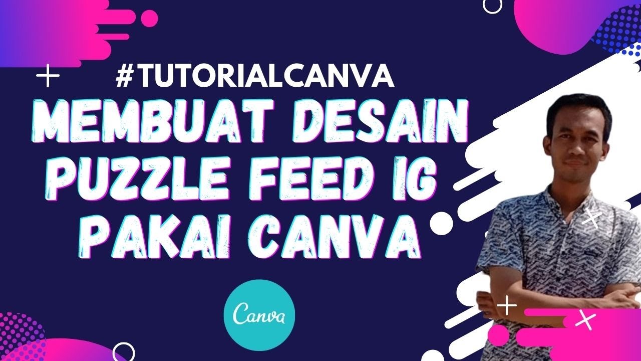 Tutorial membuat  desain  puzzle grid feed Instagram dengan  