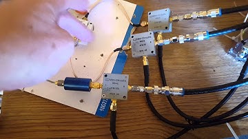 140 MHz wide band interferometer