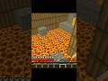 Minecraft Lava Parkour… My Last Heart Almost Ended! 😭🔥#shorts
