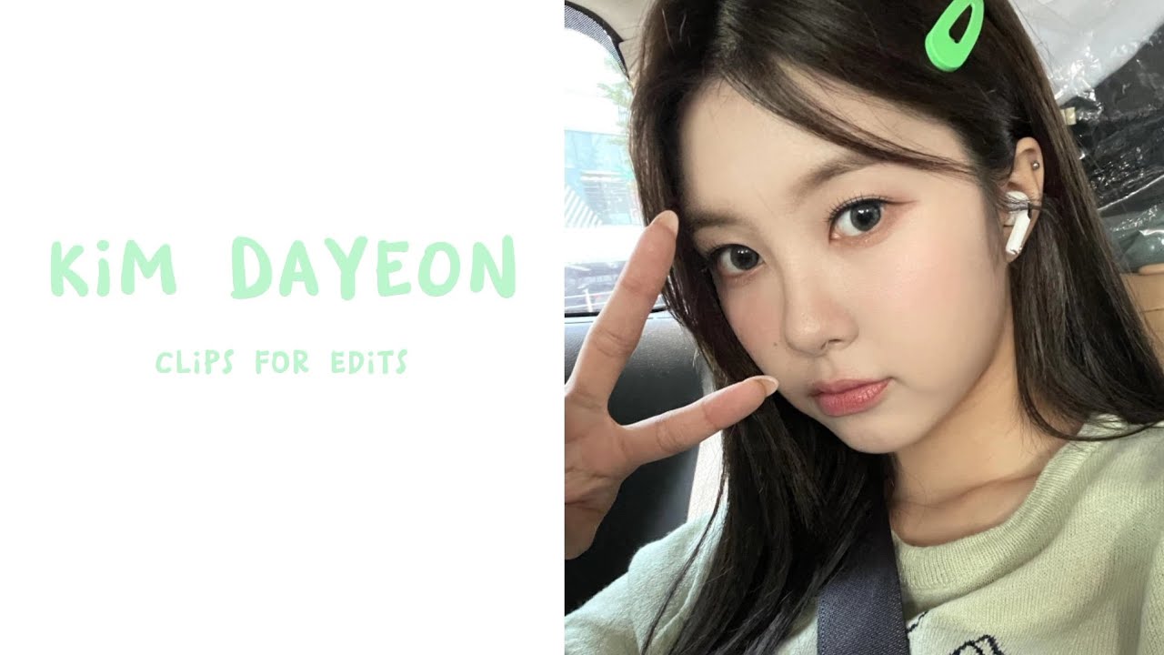 kep1er kim dayeon soft/cute editing clips