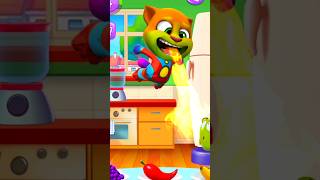 Talking Tom 2 Chilli Chalenge  Tom Went Crazy  shorts funnycat talkingtom2