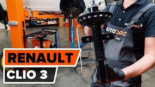 Etuiskarit ja takaiskarit asennus RENAULT CLIO III Box (SB_, SR_): ilmainen video