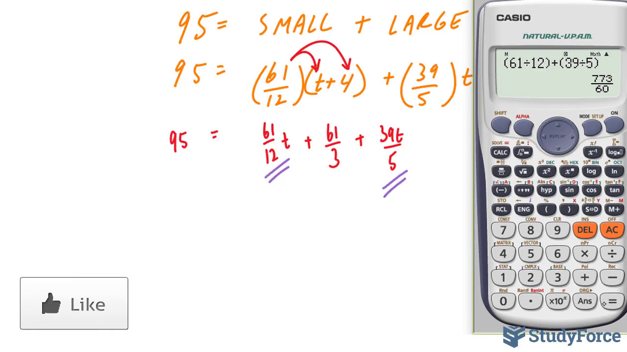 📚 How to solve rate problems leading to fractional equations (Question ...