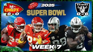 Tecmo Super Bowl 2025 (NES) 🏈 Chiefs vs Raiders - 2025 NFL Season Week 7 #tecmosuperbowl #2025 #nes
