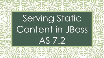 Serving Static Content in JBoss AS 7.2