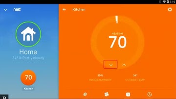 BrailleNote Touch snapshot tutorial No.16: Setting the Nest thermostat with the Touch