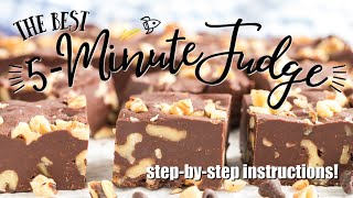5 MINUTE FUDGE