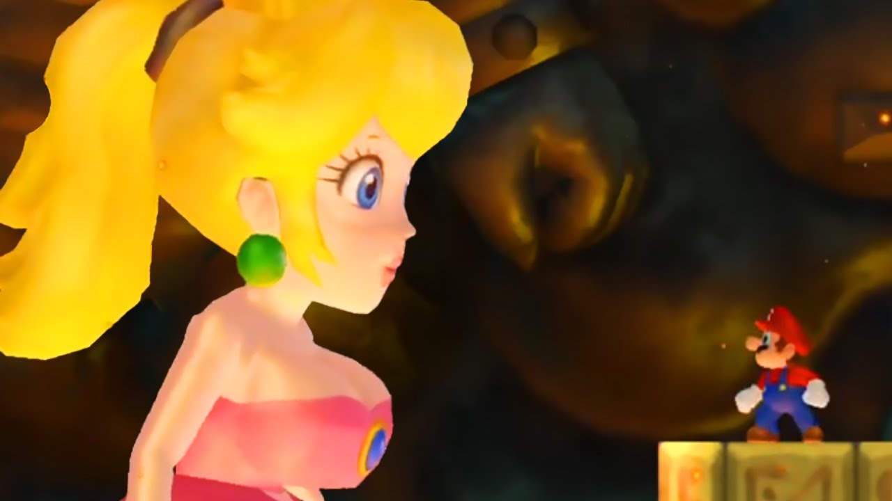 What happens if you FIGHT against PEACH in New Super Mario Bros Wii? 👑
