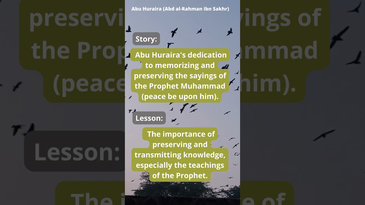 The importance of preserving and transmitting knowledge, especially the teachings of the... 