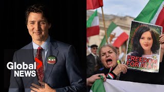 Trudeau speaks out against Iranian regime, says there's "deep hope for change in the world"