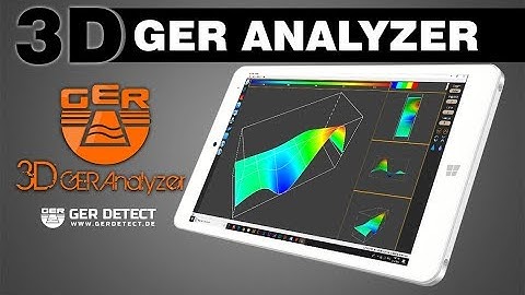 How to work on the 3D GER analyzer
