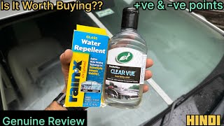 Turtlewax Clear Vue Rain Repellent Vs Rainx Gl Water Repellent Before After Results Review