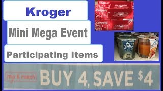 Kroger Mini Mega Event Participating Items- 11/14/18-11/22/18- AWESOME Deals!!!