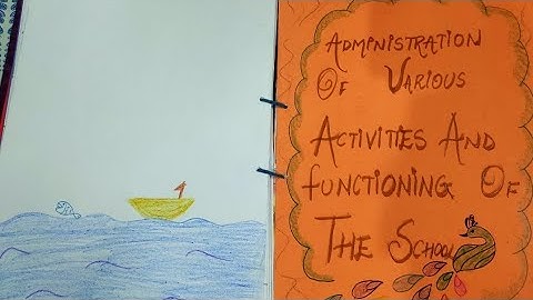 School Based activity file for B.Ed 2nd year in English #youtube #video part-1