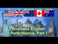 V.31.: Business English. Performance.Part 1