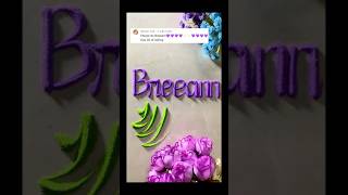 Breeann #sandcraft #nameinsand #sandart #calligraphy #nameart #asmr #handwriting ##shorts