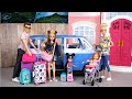 Barbie &amp; Ken Doll Family Pack For Vacation &amp; Airport Adventures