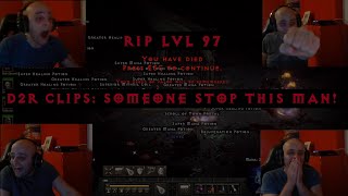 D2R CLIPS S3E04 -  HIGH LVL HC DEATHS, THIS BUG IS STILL NOT FIXED, YOU WONT BELIEVE HIS DROPS!!!