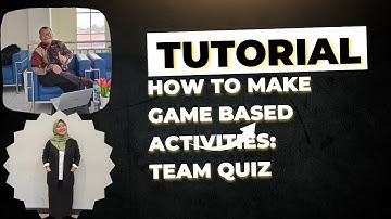 Tutorial How to make a Game-Based activities: Team Quiz on Lumio app
