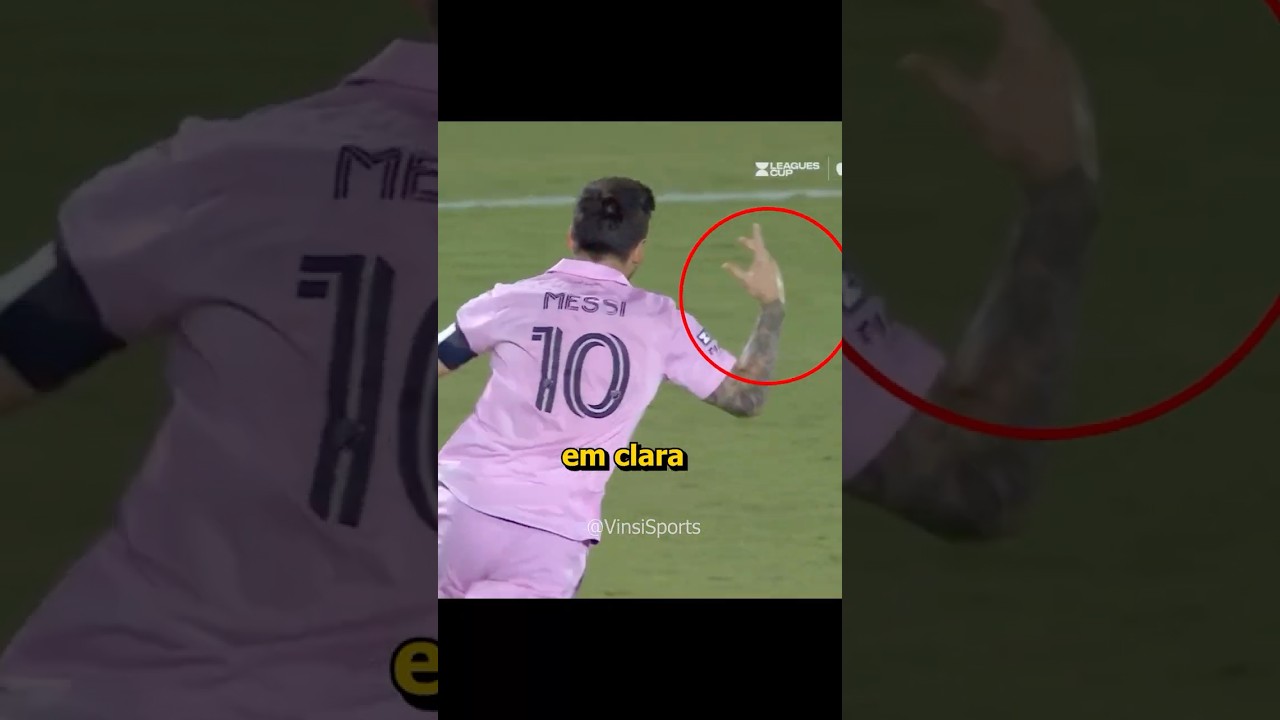 O MESSI COMEMOROU IGUAL SEU PAI CRISTIANO RONALDO!