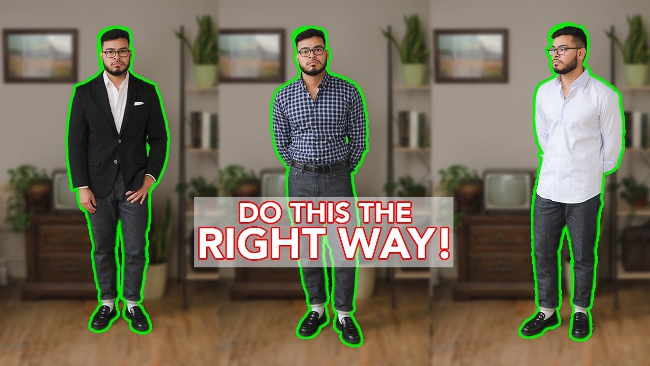 How to Wear a Dress Shirt with Jeans | EASY Tips & Tricks!