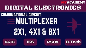 Multiplexer | 2x1, 4x1, 8x1 Multiplexer | Digital Electronics | Gate, ISRO, DMRC, RRB JE | Myacademy