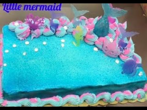 1 de 5 Decoraciones de la Sirenita Ariel/ 1 of 5 Ariel Little mermaid cakes  - YouTube