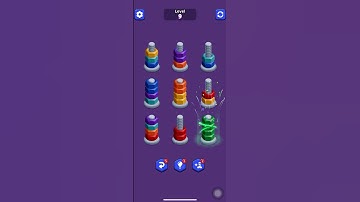 Color Nuts Sort Master Game Level 9 #shorts #gaming